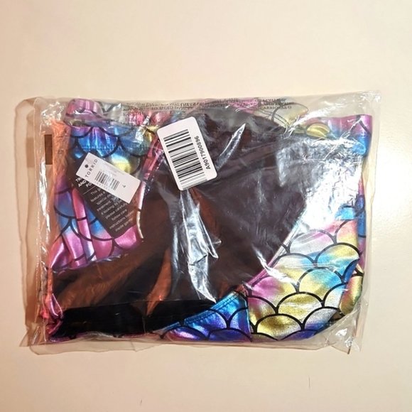 ❤️NWT VINTAGE TORRID SWIM BOTTOM BRIEF - MERMAID PRINT HIGH WAIST - STRAPPY BACK - Picture 7 of 13
